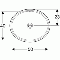 Раковина Geberit VariForm 50 см 500.752.01.2