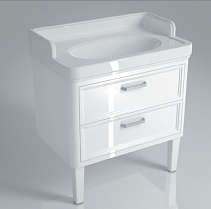 Мебель для ванной Kerama Marazzi Pompei 80 см, 2 ящика белый