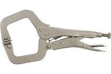 Зажим Тундра ручной, точечный захват, подвижные губки, с фиксатором, 220 мм 7398555