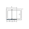 Шторка для ванны RGW Screens SC-47B 120x150 черный, прозрачное