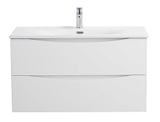 Тумба с раковиной BelBagno Marino-Cer-N 80 см Bianco Lucido