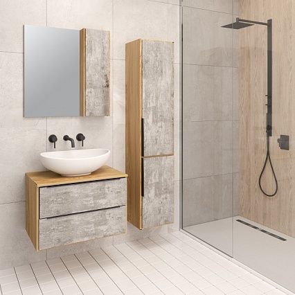 Тумба со столешницей Руно Мальта 70 см