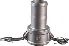 Камлок тип С (розетка с хвостовиком; 50 мм-2"; нержавеющая сталь) TITAN LOCK TL200CSS