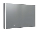 Зеркальный шкаф Aquatek 100x70 см с подсветкой, антипар, хром AQ7109-MLC
