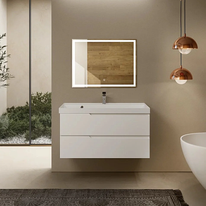 Тумба с раковиной AQUAme S3 100 см