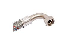 Гибкая подводка для воды Uni-Fitt НВ 1&quot; 60 см DN 25 с угловым отводом 505S4406