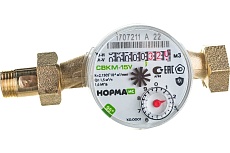 Счетчик воды Норма ИС СВКМ-15У с комплектом присоединения 110мм 100060