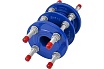 Демонтажная вставка DN.ru ДВ-GGG400-3Ф EPDM Ду50 Ру10/16 чугунная, трехфланцевая D350-01164