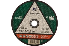 Круг отрезной по камню C24TBF (180х22.2х2.5 мм) Кратон 1 07 03 011