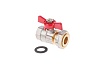 Шаровой кран AV Engineering с накидной гайкой 1/2"x3/4" PN40 AVE096001