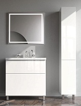 Мебель для ванной Am.Pm Gem 80 см напольная, белый глянец