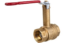 Шаровой кран с удлиненным штоком RUB MILANO 1 DN25 PN30, ВР-ВР, S.96, ручка S96F00