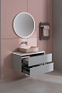 Мебель для ванной Allen Brau Infinity 85 см, 2 ящика, рapyrus white matt