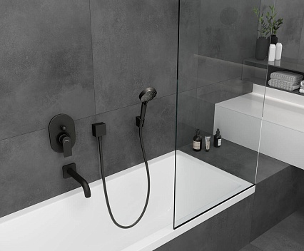 Держатель для ручного душа Hansgrohe Porter S 28331670 матовый черный