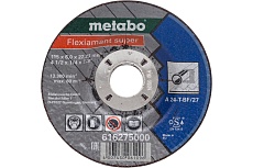 Круг обдирочный сталь Flexiamant S 115x6х22 мм, A24T Metabo 616275000