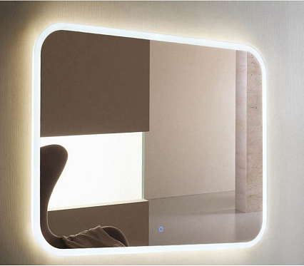 Зеркало Relisan Jasmin 91.5x68.5 см, с многофункциональной панелью