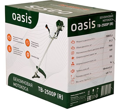 Бензиновая мотокоса Oasis TB-2500P (R)