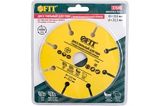 Диск пильный по дереву (115х22.2 мм) FIT 37641