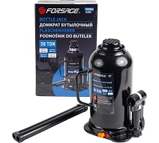 Домкрат бутылочный Forsage 20т с клапаном с дополнительным ремкомплектом F-T92004Euro(9612)