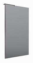 Душевая перегородка Belbagno UNO-L-1-TB-100-GR-GM 100x200 графит, оружейная сталь