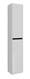 Шкаф пенал Lemark Combi 35 см белый глянец/черный LM03C35P-black