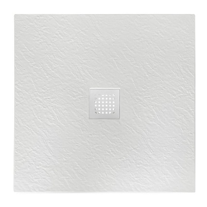 Поддон для душа BelBagno TRAY-MR-UNO-A-80-35-W-BO 80x80 белый, накладка белый