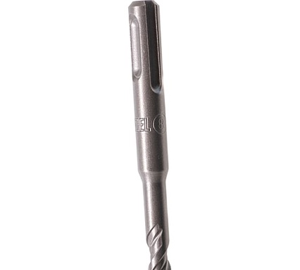 Бур по бетону, двойная спираль, Cobalt W-tip (8x210 мм; SDS PLUS) Denzel 705013