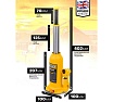 Бутылочный домкрат JCB 5 т, с клапаном, TH90504(58023) JCB-TH90504(58023)