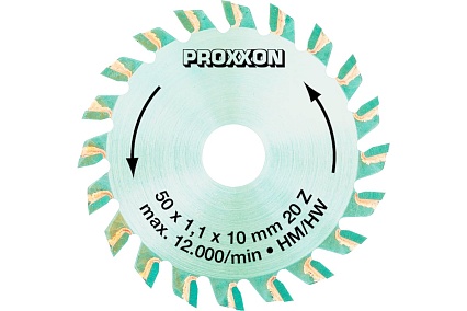 Диск с твердосплавными накладками (50х1.1х10 мм) для KS 230 Proxxon PR- 28017