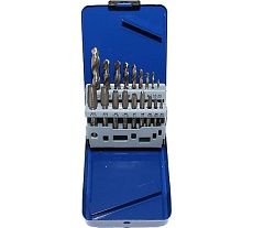 Резьбонарезной набор CNIC из 9 метчиков М3-М12 и 9 сверл d2.5-d10.3 в мет.ф.18 поз SM018-3 65512