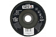 Круг лепестковый тарельчатый 125 мм, Р120, выпуклый Yato YT-83296
