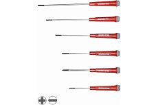 Набор отверток для клемм IZELTAS прямой+крестообразный шлиц, 6 предметов 4500008106