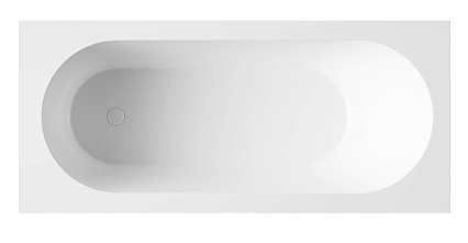 Ванна из искусственного камня Vincea Солид Серфейс (Solid Surface) VBT-8SB1-1700 белая матовая 170х75 см