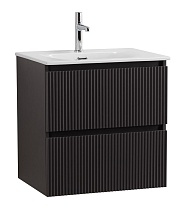 Тумба с раковиной BelBagno Uno-Mini 60 см Темно-серый матовый