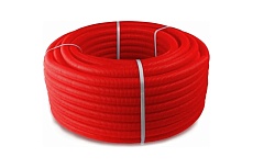 Труба RTP ПНД гофрир. красная d25 мм (вн. d21 мм, 50м) 35400