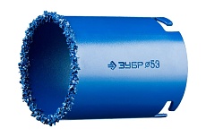 Кольцевая коронка c карбид-вольфрамовым нанесением (53х55 мм) Зубр 33350-53_z01