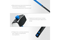 Кувалда Сибин с фибергласовой удлинённой рукояткой, 10 кг 20134-10