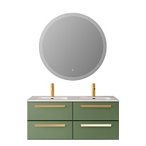 Мебель для ванной Cezares Eco-Cer-N 120 см, 4 ящика Фисташковый Софт