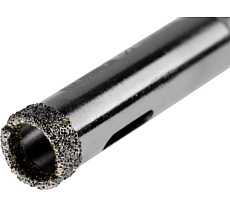 Коронка алмазная трубчатая по керамограниту Flex 226-003 DHS (10х60 мм; высота сегмента 5 мм; A3; 60Р) Hammer 58966