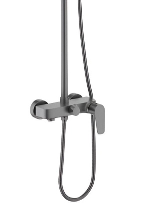 Душевая стойка Aquatek Бетта AQ2140BGM оружейная сталь