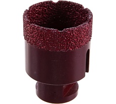 Коронка алмазная вакуумная по камню D45-15W-35L-M14 (45х35 мм; М14) Messer 06-35-045