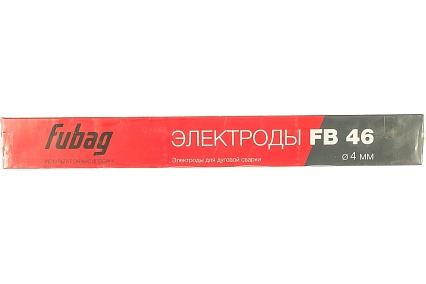 Электрод сварочный с рутилово-целлюлозным покрытием FB 46 (0.9 кг; 4 мм) Fubag 38857