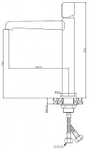 Смеситель для раковины BelBagno Uno UNO-LMC-CRM