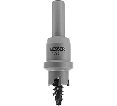 Коронка ТСТ с центрирующим сверлом и толкающей пружиной (17х5 мм) Messer 20-05-017