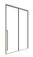 Душевая дверь Timo TDSS-120/13C-8L 120x200 прозрачное, никель
