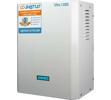 Тиристорный стабилизатор Энергия 12000 ВА Ultra Е0101-0105