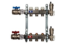 Коллектор из нержавеющей стали в сборе без расходомеров STOUT 3 выхода SMS 0912 000003