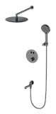 Душевой набор Wonzon&Woghand Stick WW-88929010-BGM термостат, темный графит