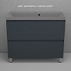 Мебель для ванной Style Line Манхэттен 100 см напольная, графит