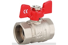 Шаровой кран IVANCI Stable, ручка-бабочка, внутренняя/внутренняя резьба 1/2&quot; IVC.101217.N.03